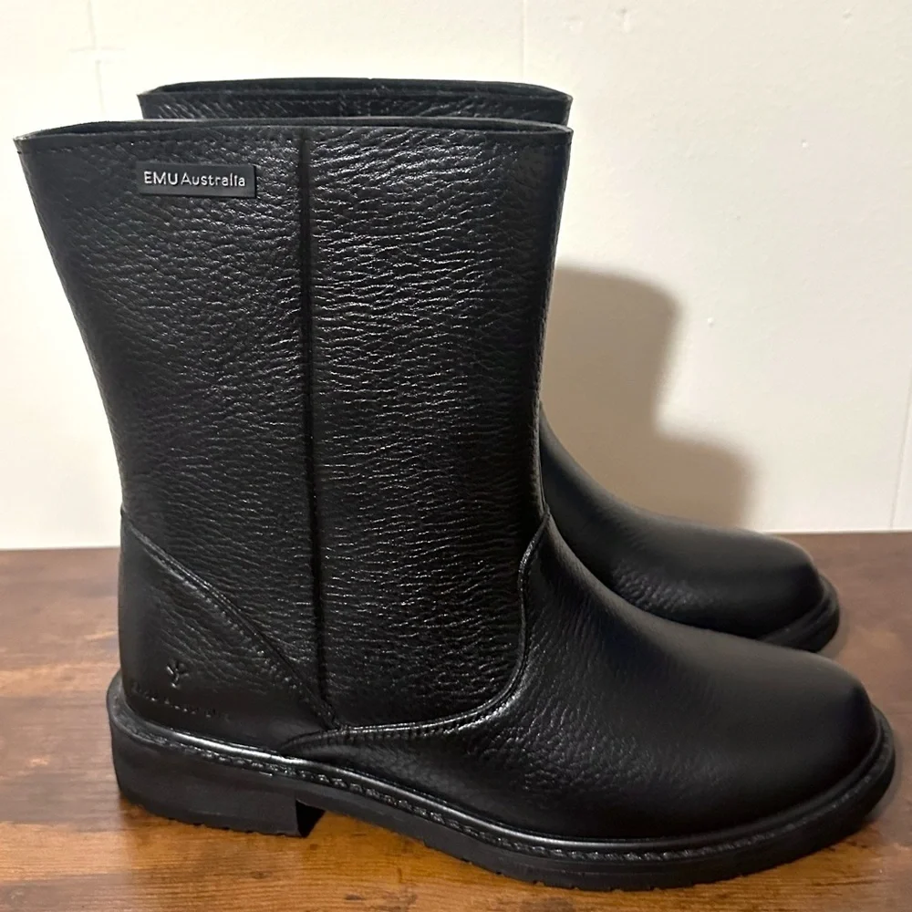 Emu Australia Kerie Water-Resistant Mid-Calf Rain Boots Women’s Size 8